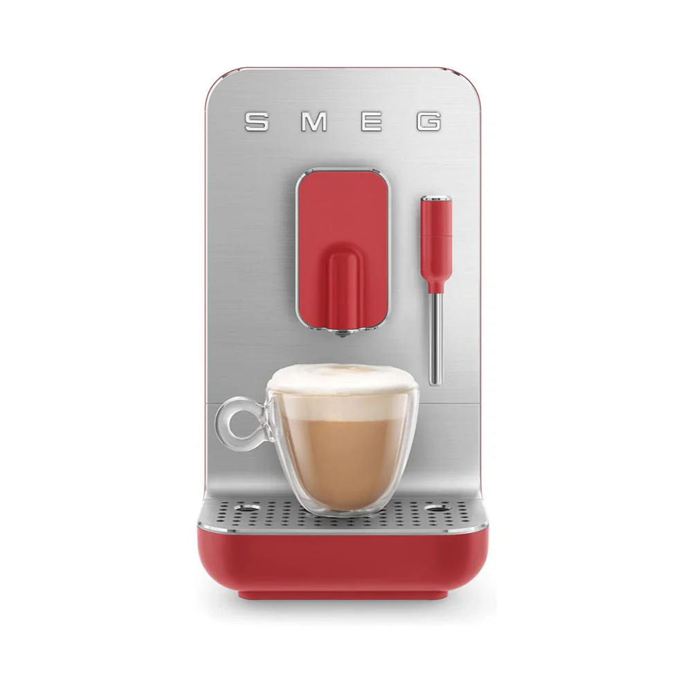 Smeg Bean to Cup Coffee Machine 1.4L Matte Red - Image 3