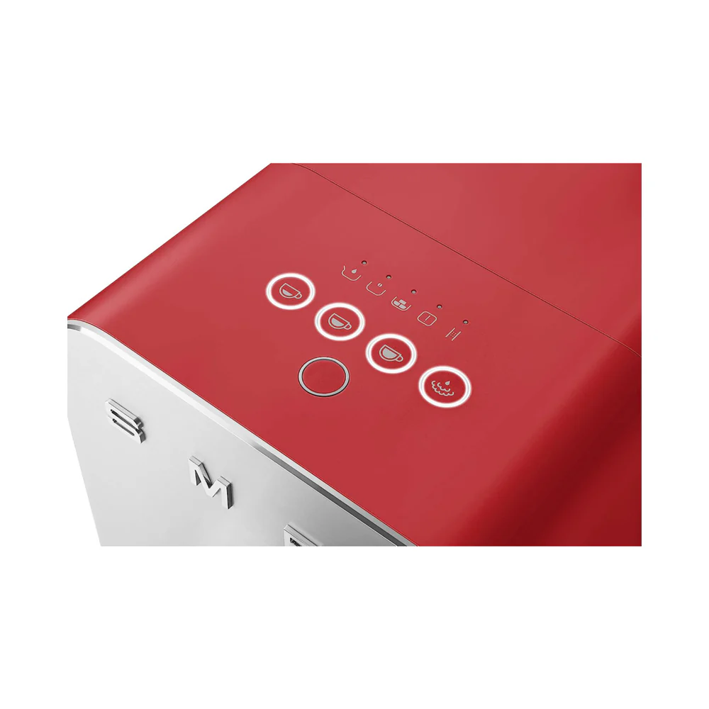 Smeg Bean to Cup Coffee Machine 1.4L Matte Red - Image 5