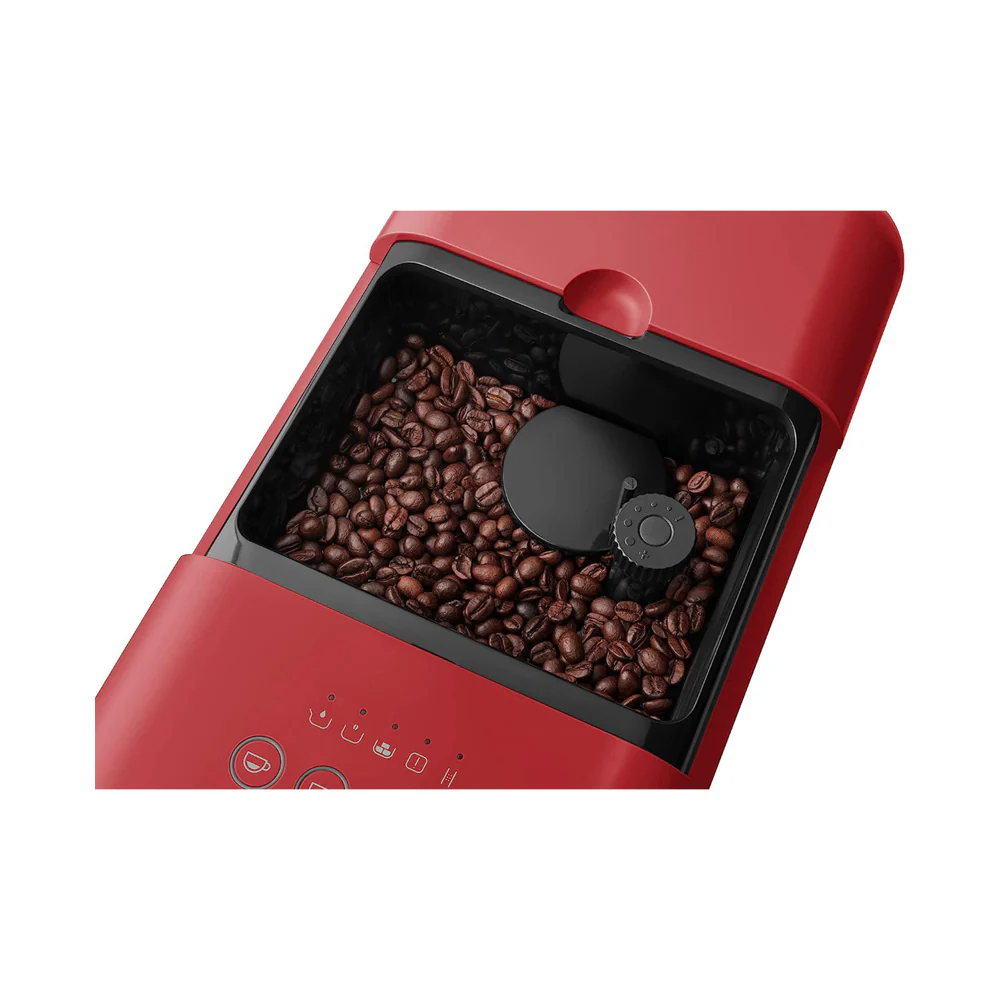 Smeg Bean to Cup Coffee Machine 1.4L Matte Red - Image 6
