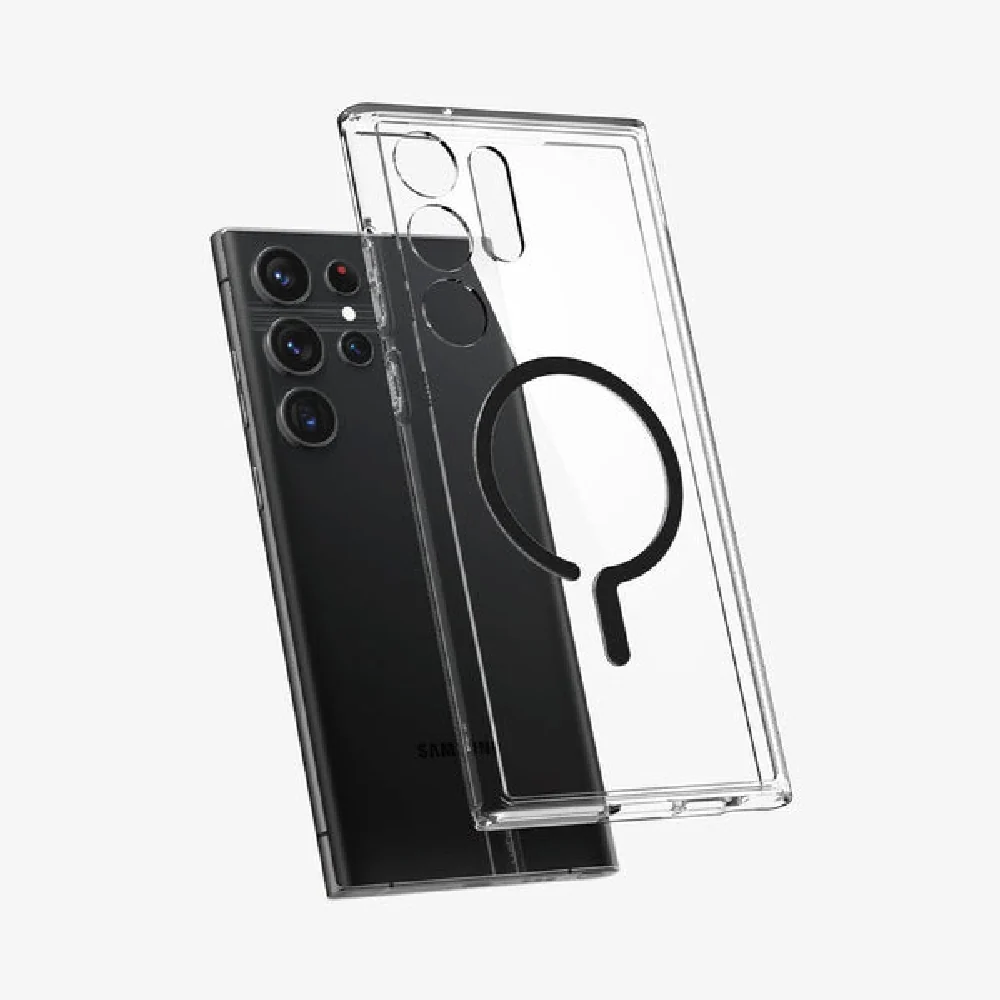 Spigen Ultra Hybrid Metal Ring MagFit for Samsung Galaxy S23 Ultra Black - Image 3