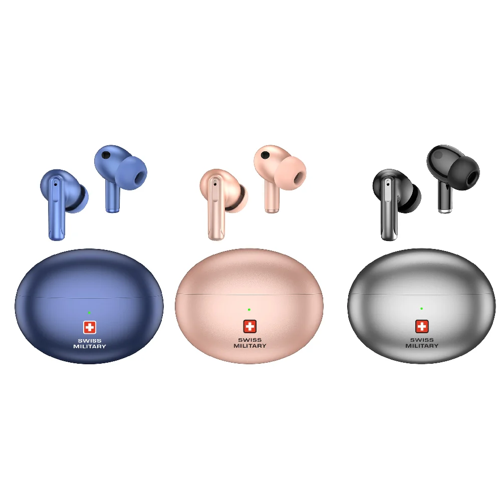 Swiss Military Victor3 Truly Wireless In-Ear Earbuds With Charging Case Pink - Image 7