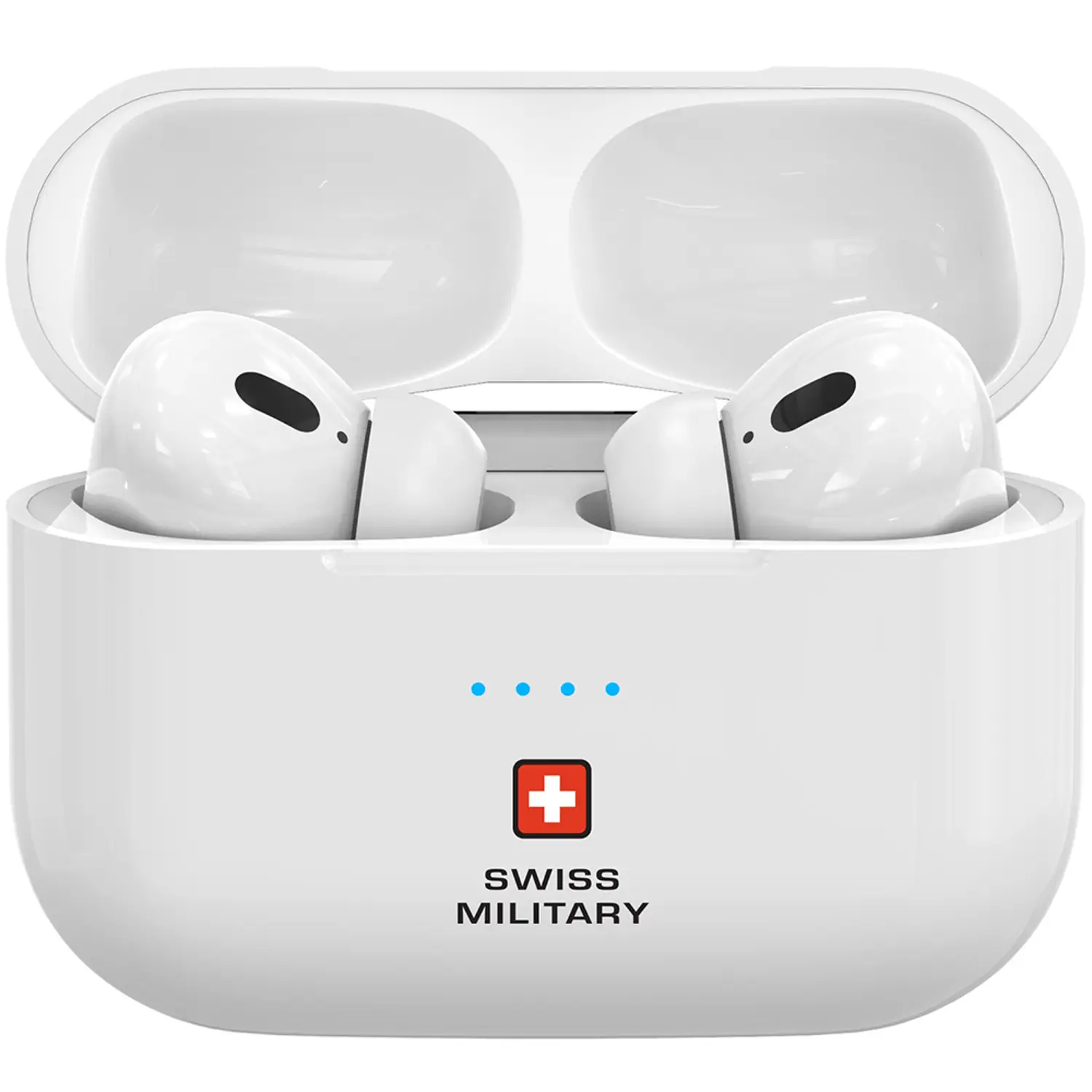Swiss Military Victor 8 ANC True Wireless Earbuds – White - Image 2