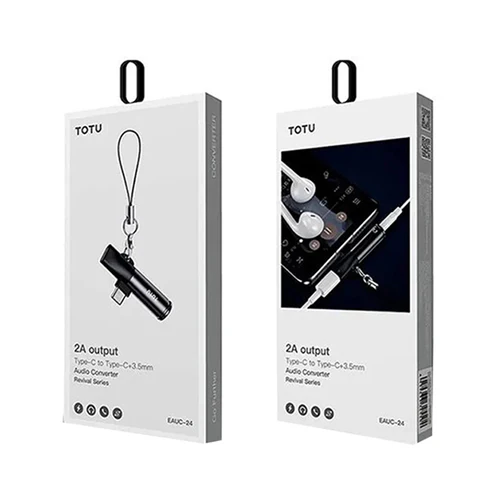 Totu Dual Lightning Audio Converter For Smartphones Black - Image 3