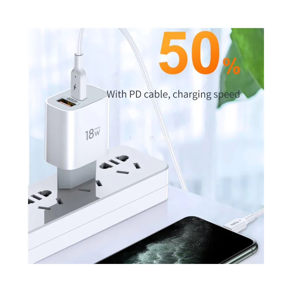 Totu Dual Port Wall Charger Cacq006 - Image 5