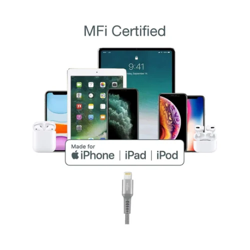 Trands USB Type-C To Lightning Data Sync And Charging Cable Grey - Image 3