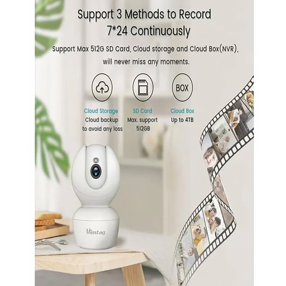 Vimtag Indoor Security Camera White - Image 7