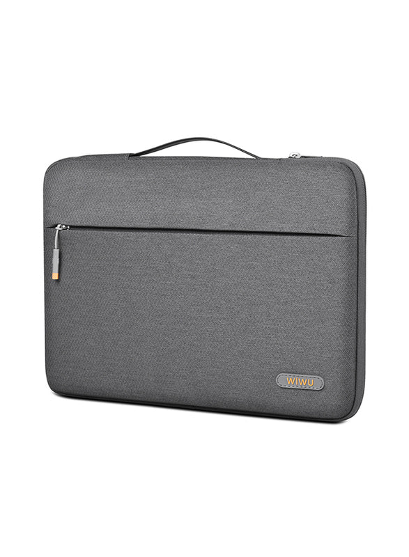 Wiwu Pilot Laptop Sleeve Bag, 13.3-inch, Water Resistant, Grey - Image 2